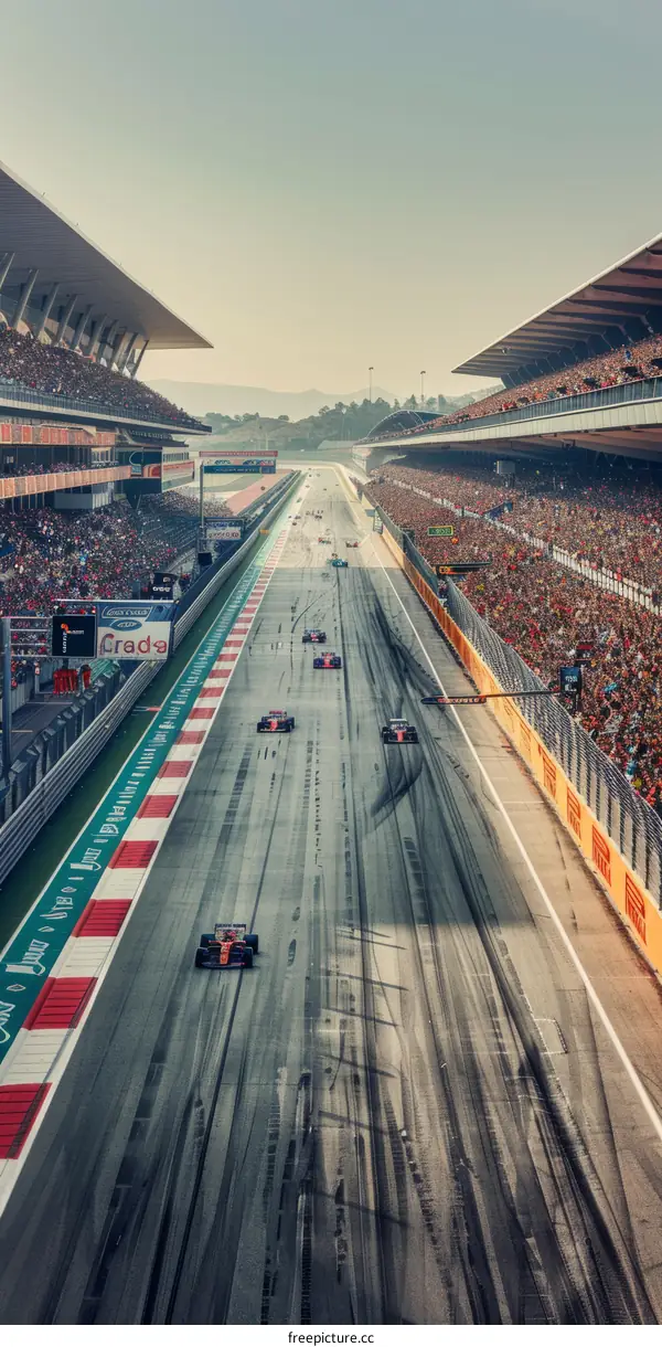Thrilling Formula One race down the track