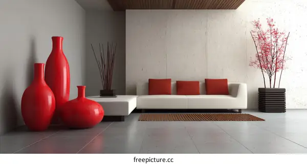 Modern Minimalist Living Room Interior Design