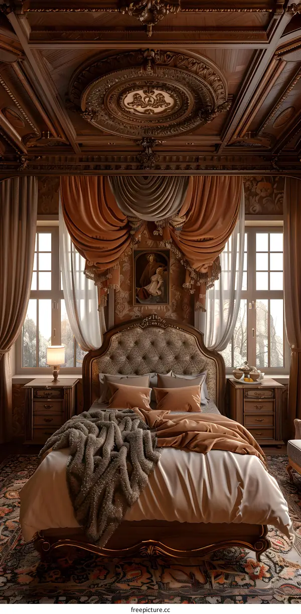 European-style bedroom