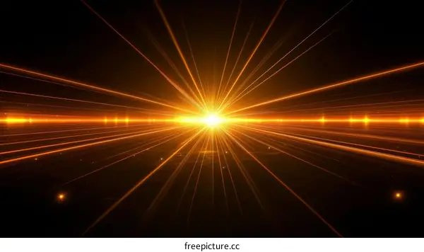 Abstract Radiant Light Burst Background