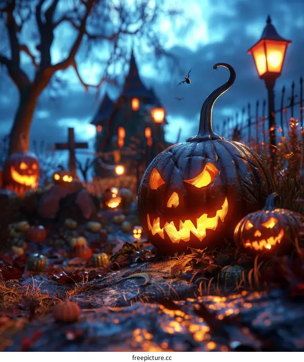 Halloween Pumpkin Jack-o-lantern