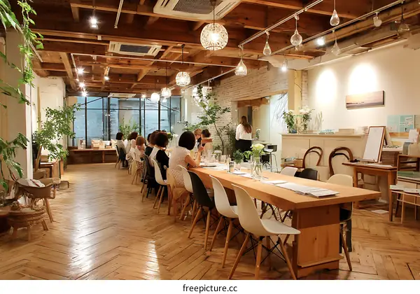 Cozy Restaurant Gathering of Asian Women