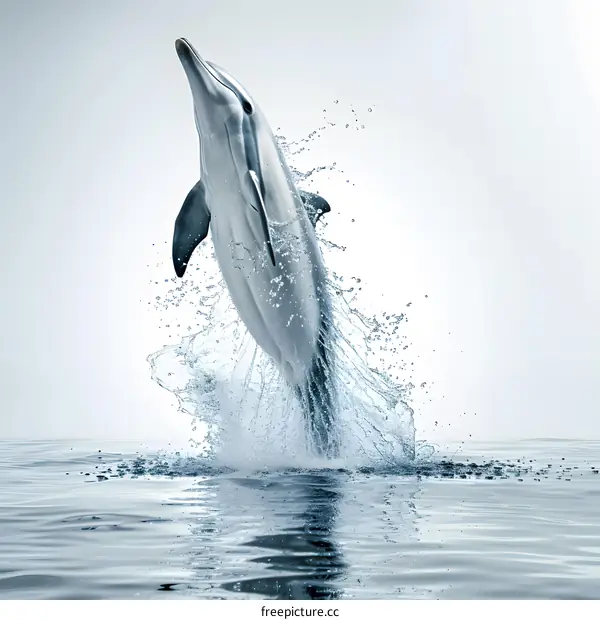 Dolphin Jumping from Water