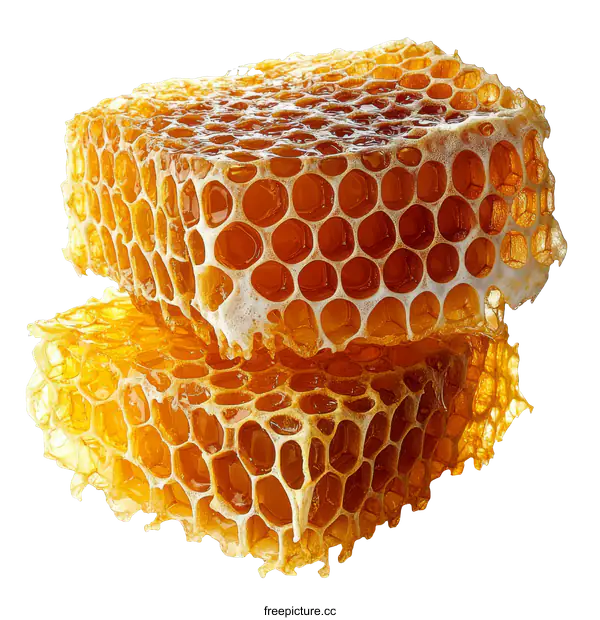 [Transparent Background PNG]Close Up Honeycomb Honeycomb Texture Sweetness