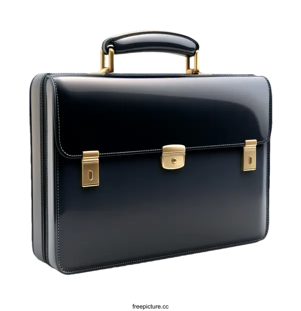 [Transparent Background PNG]Elegant Black Business Portfolio