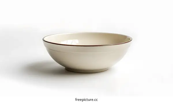 A Simple Beige Bowl