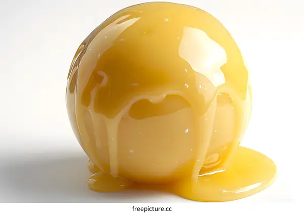 Close Up of Dripping Honey