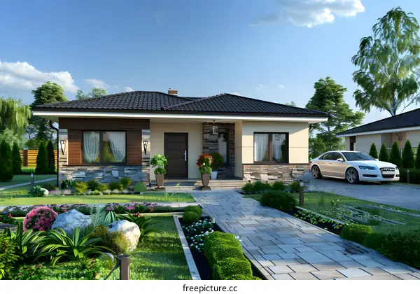 Small house with nice garden