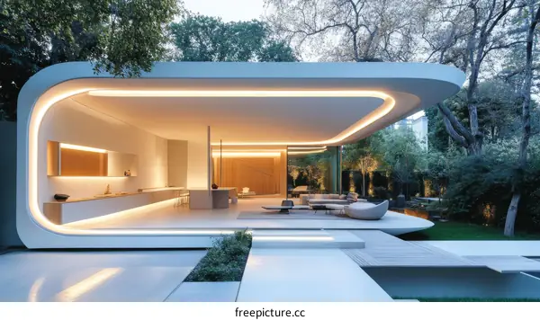 Modern Architectural Design Outdoor Living Space