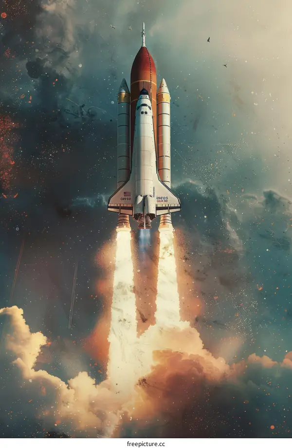 STS-135 Space Shuttle Atlantis Launches to Complete the Final Mission of the Space Shuttle Program