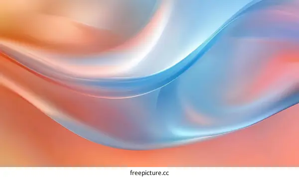 Abstract Colorful Flowing Lines Design