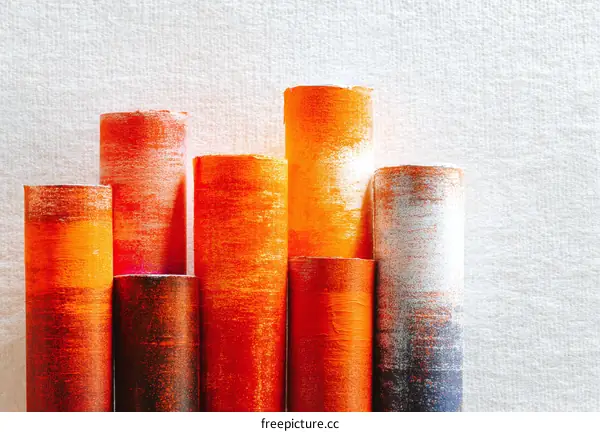 Colorful Cylindrical Artistic Design