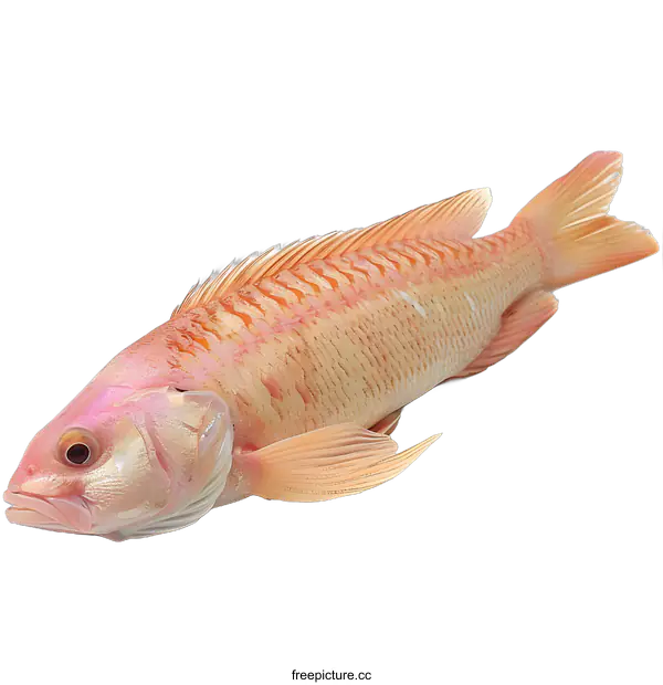 [Transparent Background PNG]A red fish on a white background