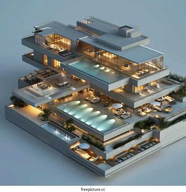 Modern Luxury Villa with Swimming Pool