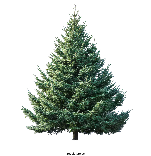 [Transparent Background PNG]Majestic Christmas Tree Isolated on White Background
