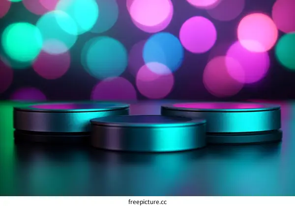 Abstract Modern Product Display Podiums