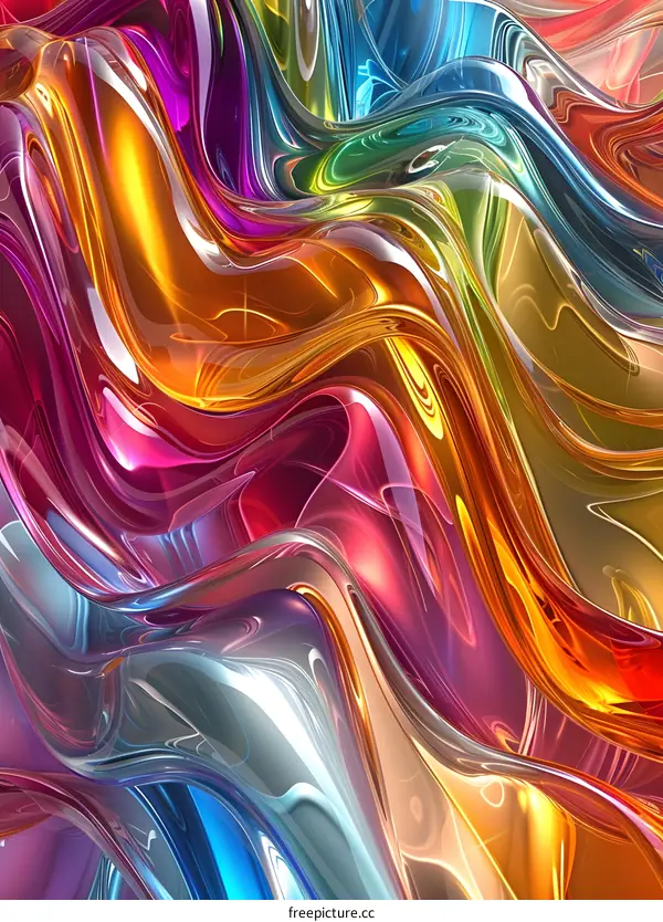 Colorful abstract painting