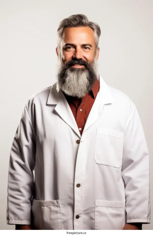 Portrait of a male doctor smiling
