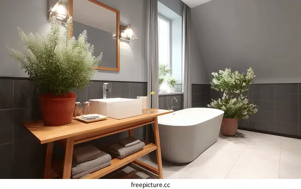 Modern Stylish Bathroom Interior Design