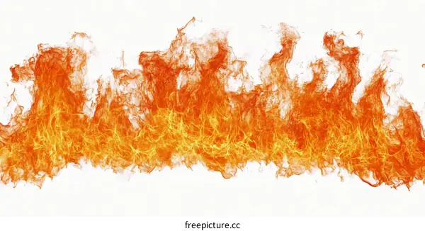 Abstract Fiery Flames Design