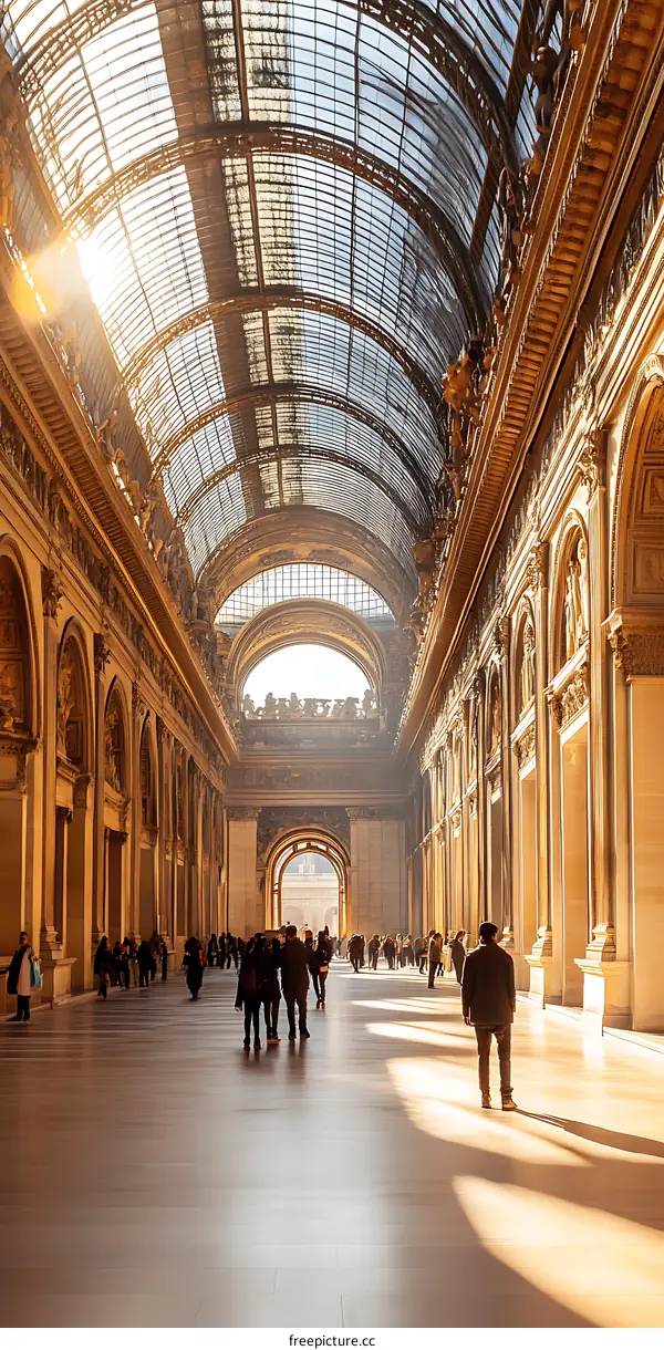 Parisian Glass Ceiling Architecture