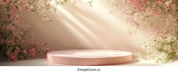 Spring Blossom Pastel Pink Display Stand