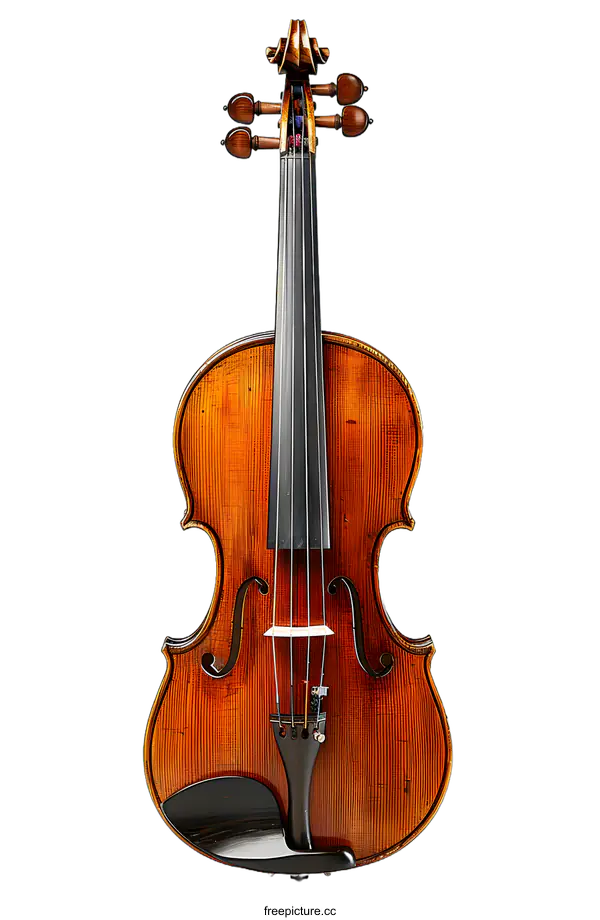 [Transparent Background PNG]A Violin on a White Background