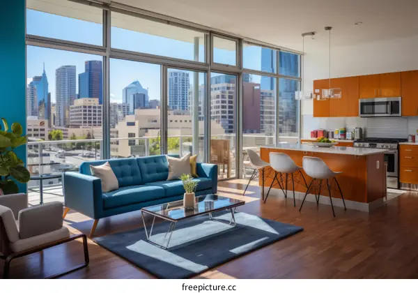 city apartment interior design