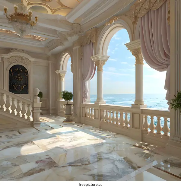 Luxury Balcony With Sea View