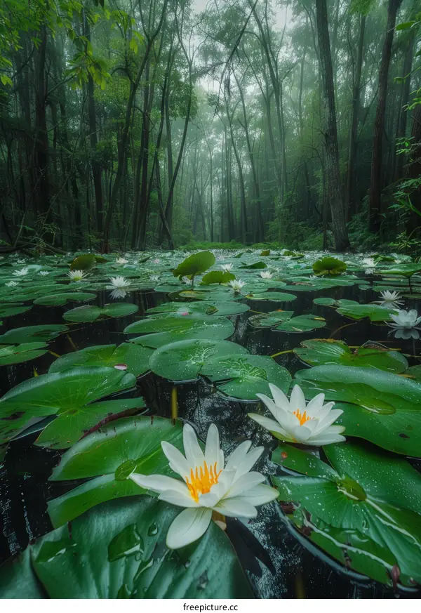 Mystical Forest Pond