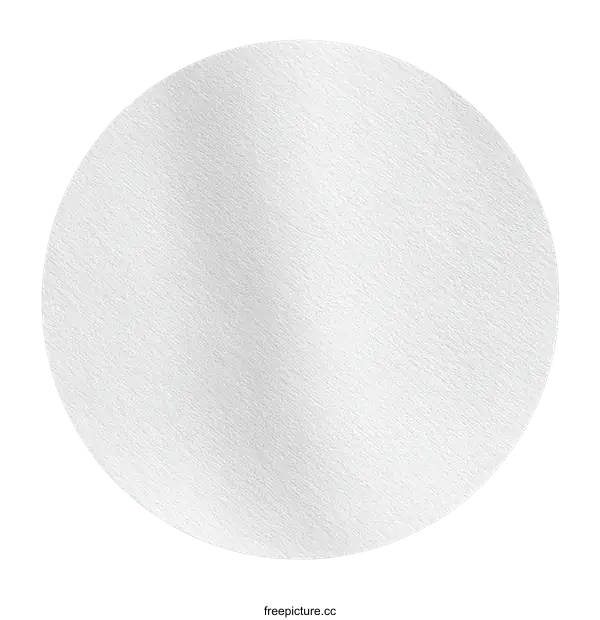 [Transparent Background PNG]Circular Blank White Texture Background