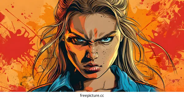 Portrait of a determined young woman