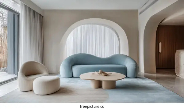 Modern Minimalist Living Room Interior Design