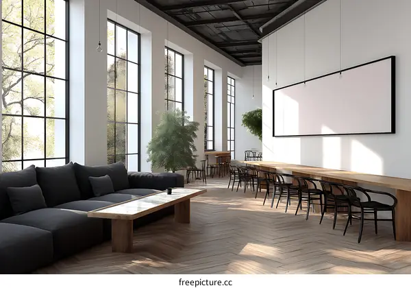 Modern Minimalist Cafe Interior Design
