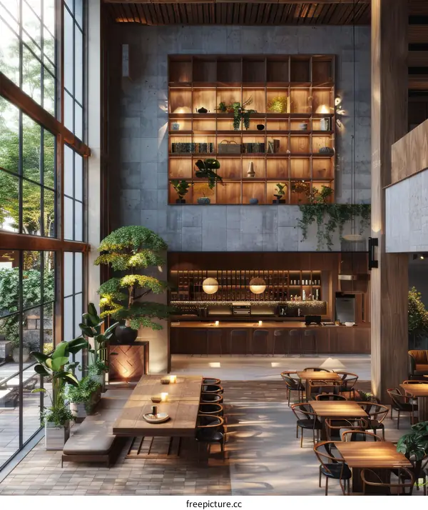 Modern Japanese Restaurant Interior Design