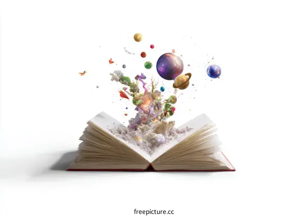 Worlds Unveiled by Open Book