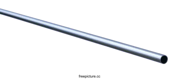 [Transparent Background PNG]Stainless Steel Round Pipe