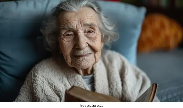 Portrait of an elderly woman