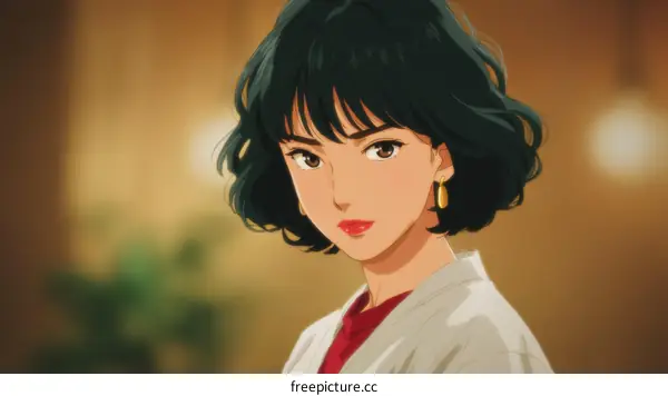 Anime Character Portrait of a Woman