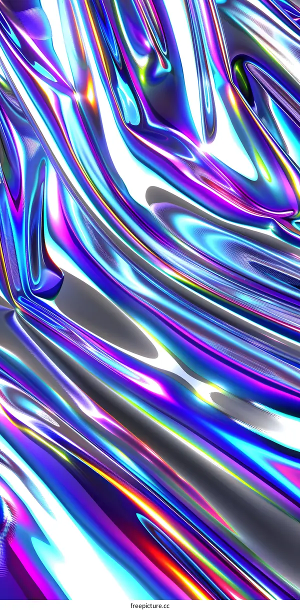 Abstract Holographic Background With Colorful Waves