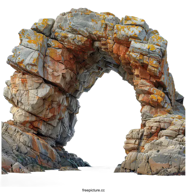 [Transparent Background PNG]Natural Rock Archway on transparent background