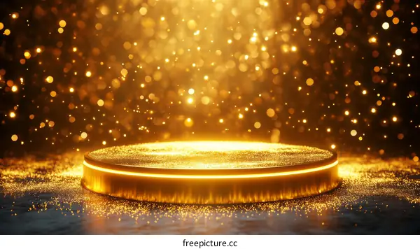 Golden Stage for Award Ceremony