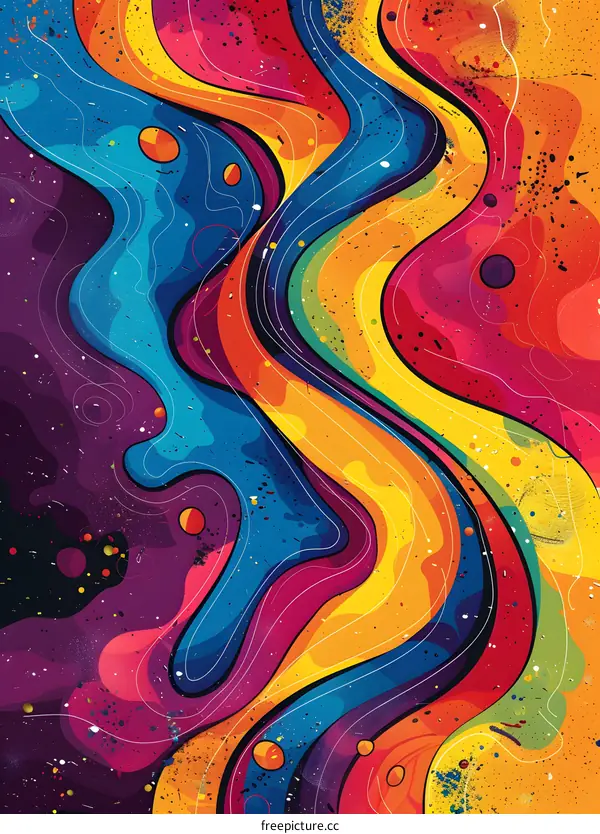 Colorful geometric pattern