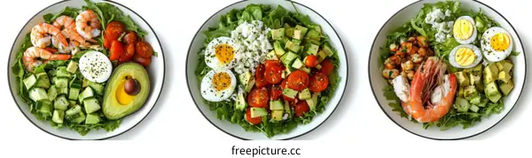 Healthy Delicious Salad Bowls Variety