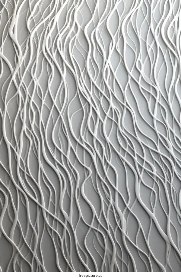 3D illustration of a parametric curved surface