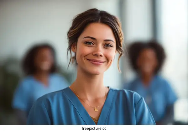 Portrait of a Friendly Healthcare Professional