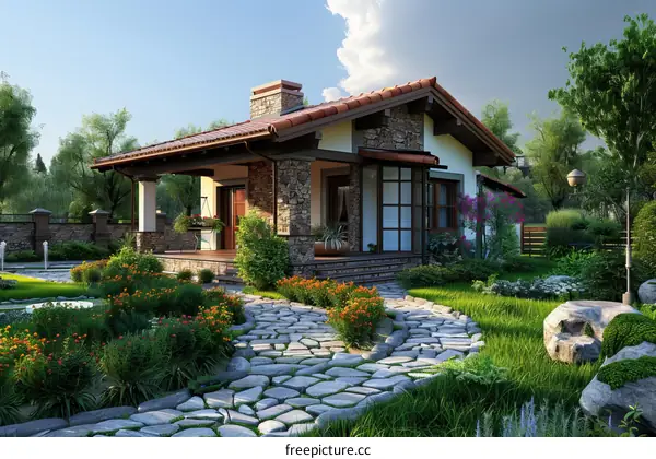 Charming Cottage with Lush Garden