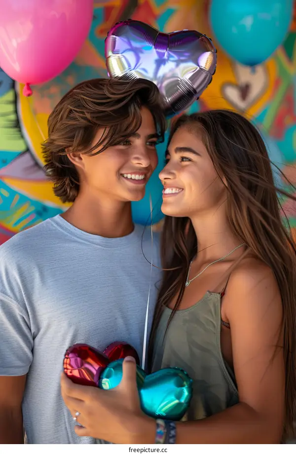 Happy Couple at the Carnival