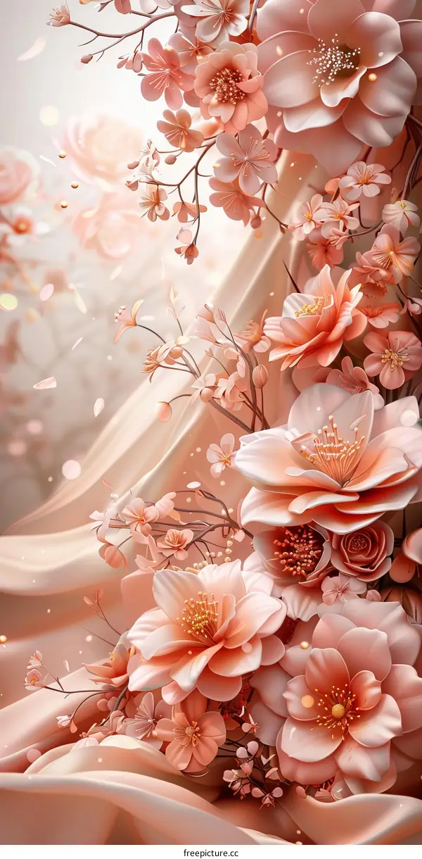 Delicate Floral Illustration Design