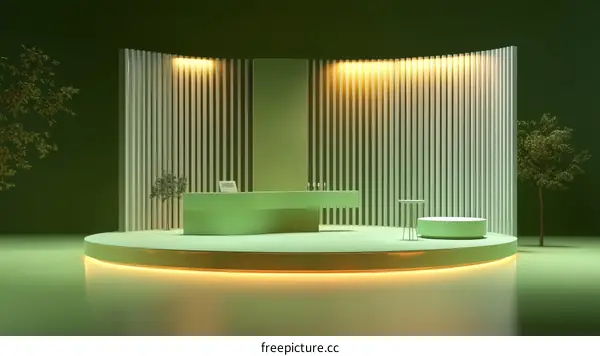 Modern Green Minimalist Product Showcase